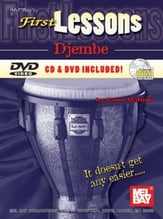 FIRST LESSONS DJEMBE Book with Online Audio and Video Access cover